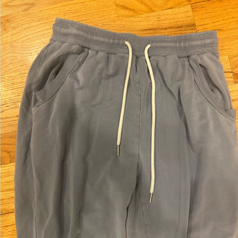 summersalt Slate blue gray drawstring Joggers sma… - image 2